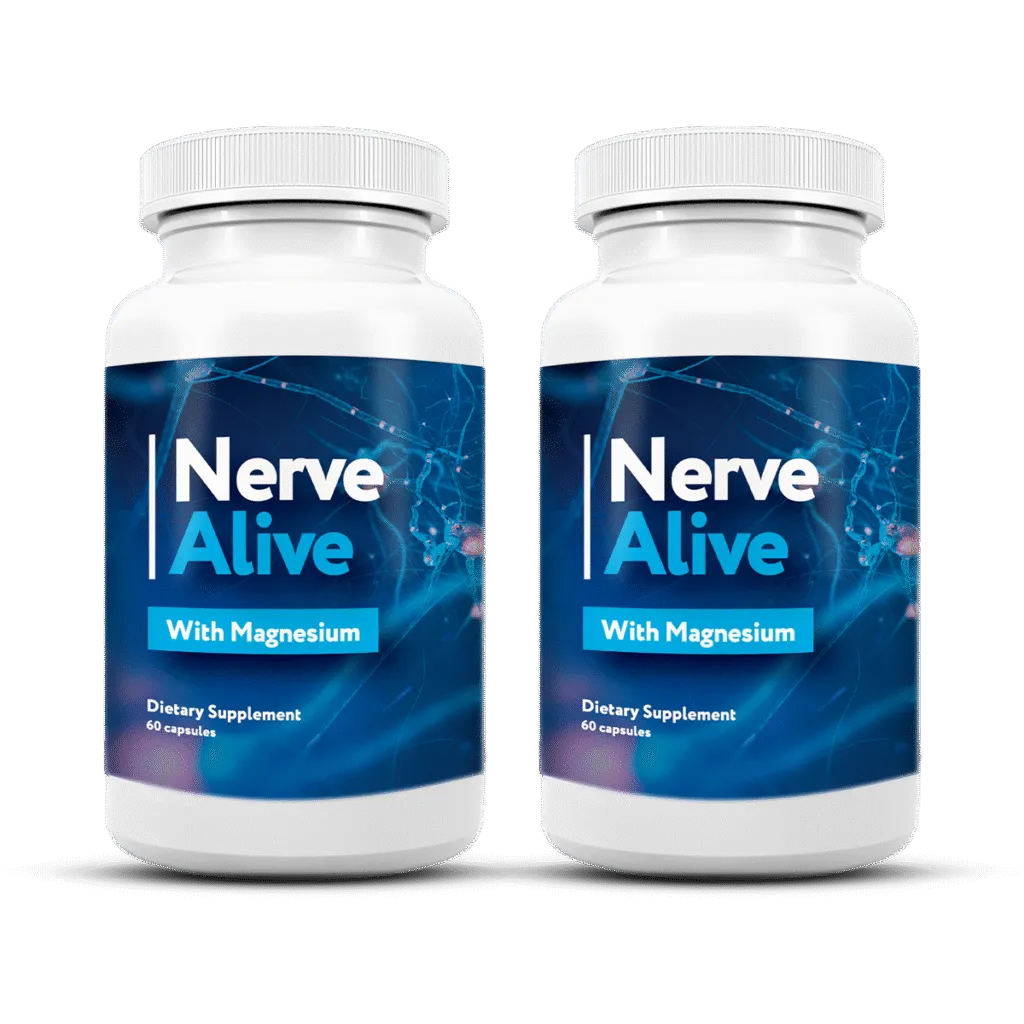 Nerve Alive 2 bottle supplement package